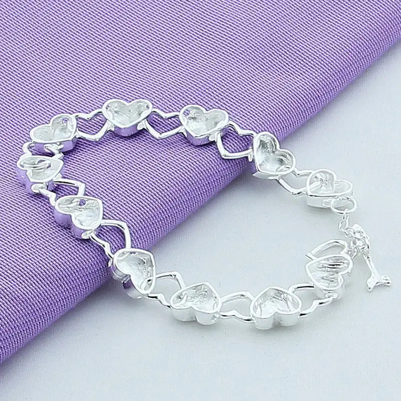 Heart-to-Heart Fashion Bracelet