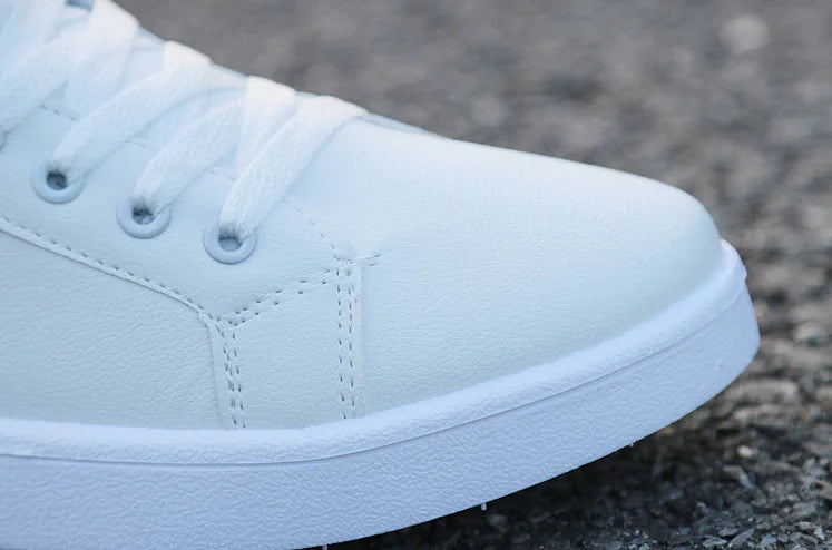 Trendy Casual High Top Sneakers - Korean British Style