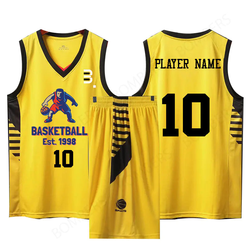 Men's Youth Sleeveless Basketball Jersey - Breathable Material