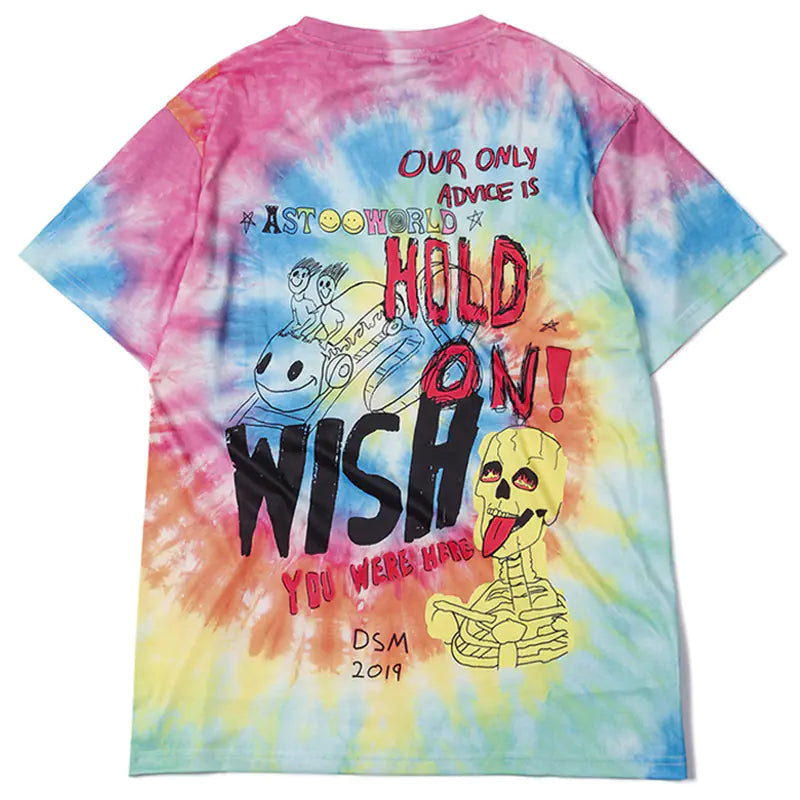 Men's Spring/Summer Loose Tie-Dye T-Shirt