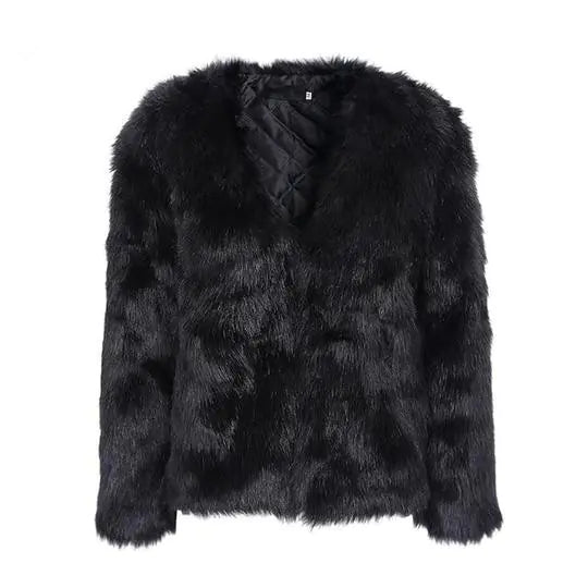 Faux Fur Short Jacket for Women