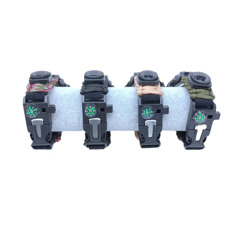 Multifunctional Outdoor Compass Watch with Survival Tools