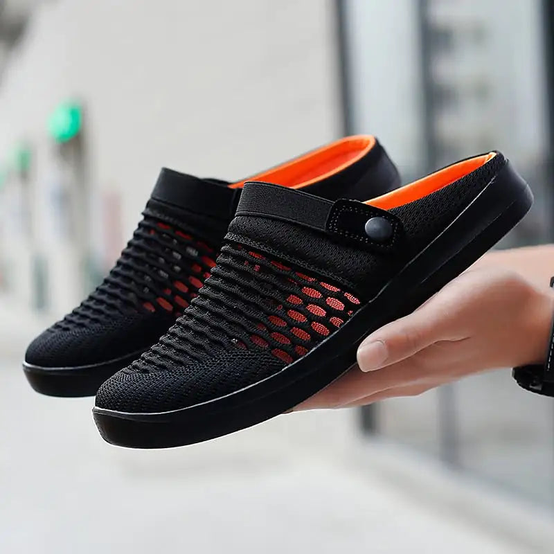 Baotou Flat Non-heel Casual Non-slip Slippers