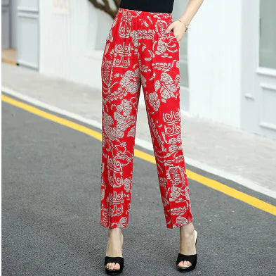 Summer Loose High-Waist Casual Pants for Women