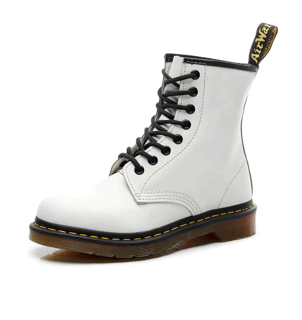Women's Martin Boots - Trendy Leather Short Ankle Boots