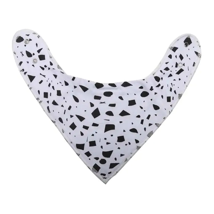 Cotton Cartoon Printed Triangle Scarf Bib