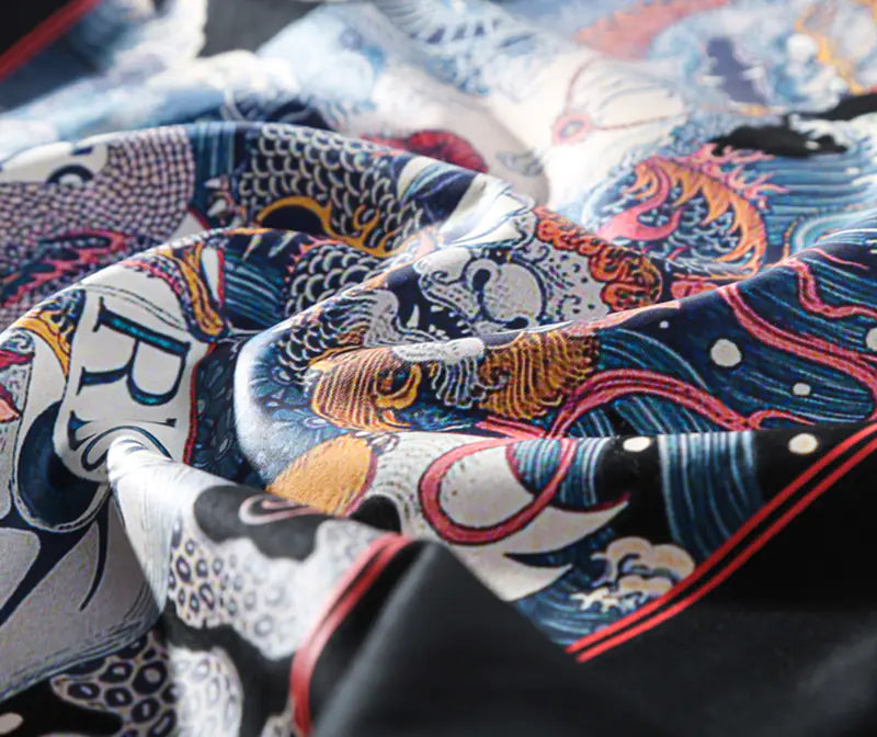 Men's Cotton Short Sleeve T-Shirt with Print Design