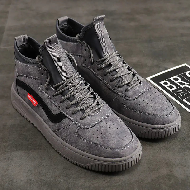 Men's Korean Style Casual High-Top Sneakers