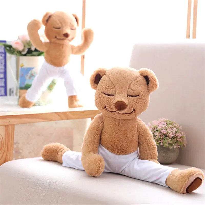 Yoga Bear Plush Toy - Teddy Bear Doll