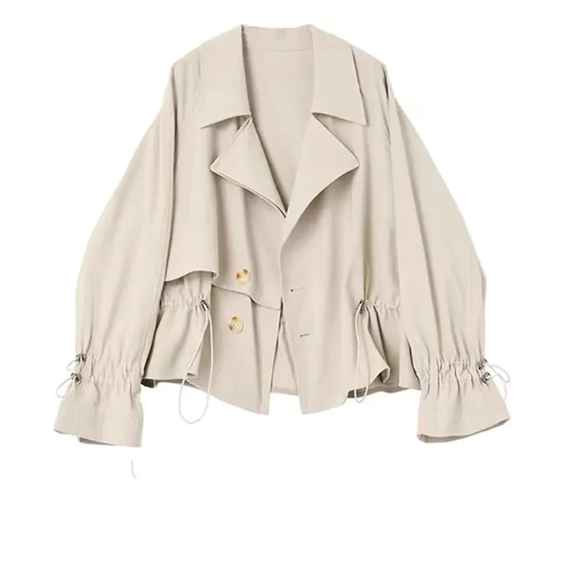Fashion Women's Short Windbreaker Coat