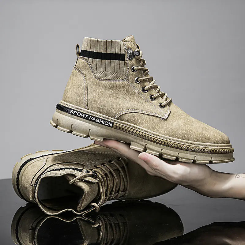 Botas coreanas casuales de moda para hombre