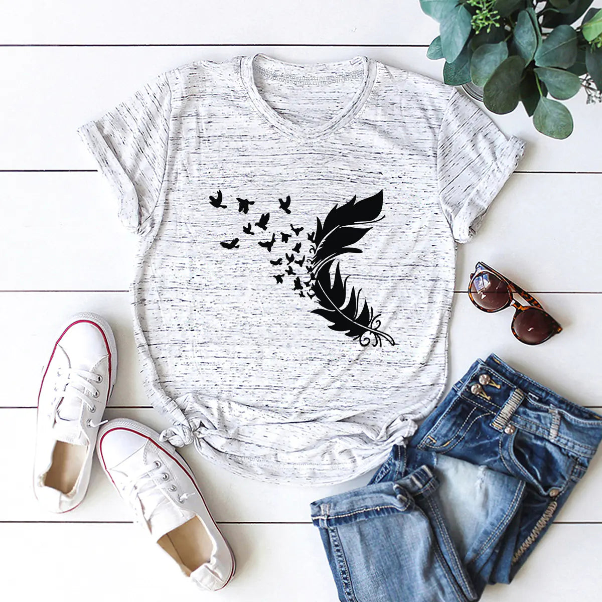 Trendy Women's Cotton T-Shirt