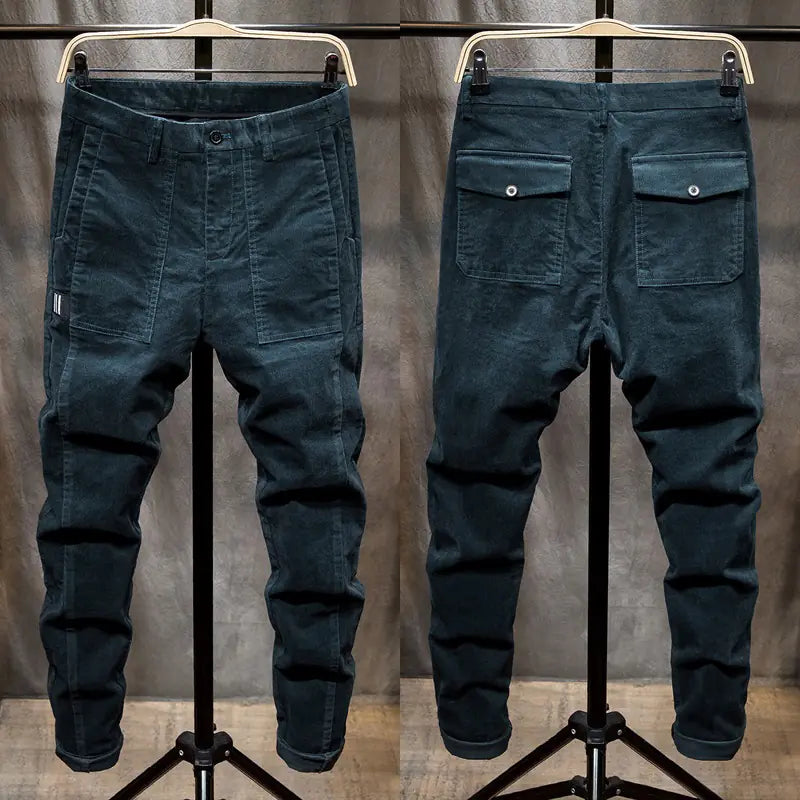 Men's Slim Fit Corduroy Stretch Casual Pants