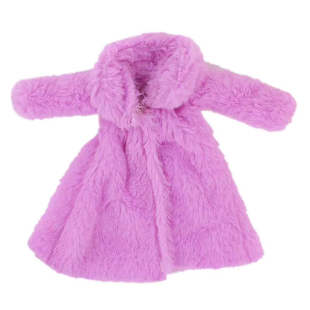 New Barbie Plush Coat for 26-30cm Dolls