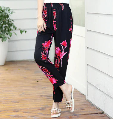 Summer Loose High-Waist Casual Pants for Women