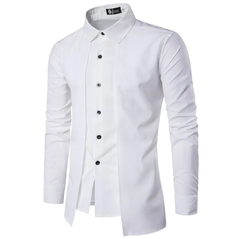 Men's Slim Fit Long Sleeve Shirt - New Style Two-Piece