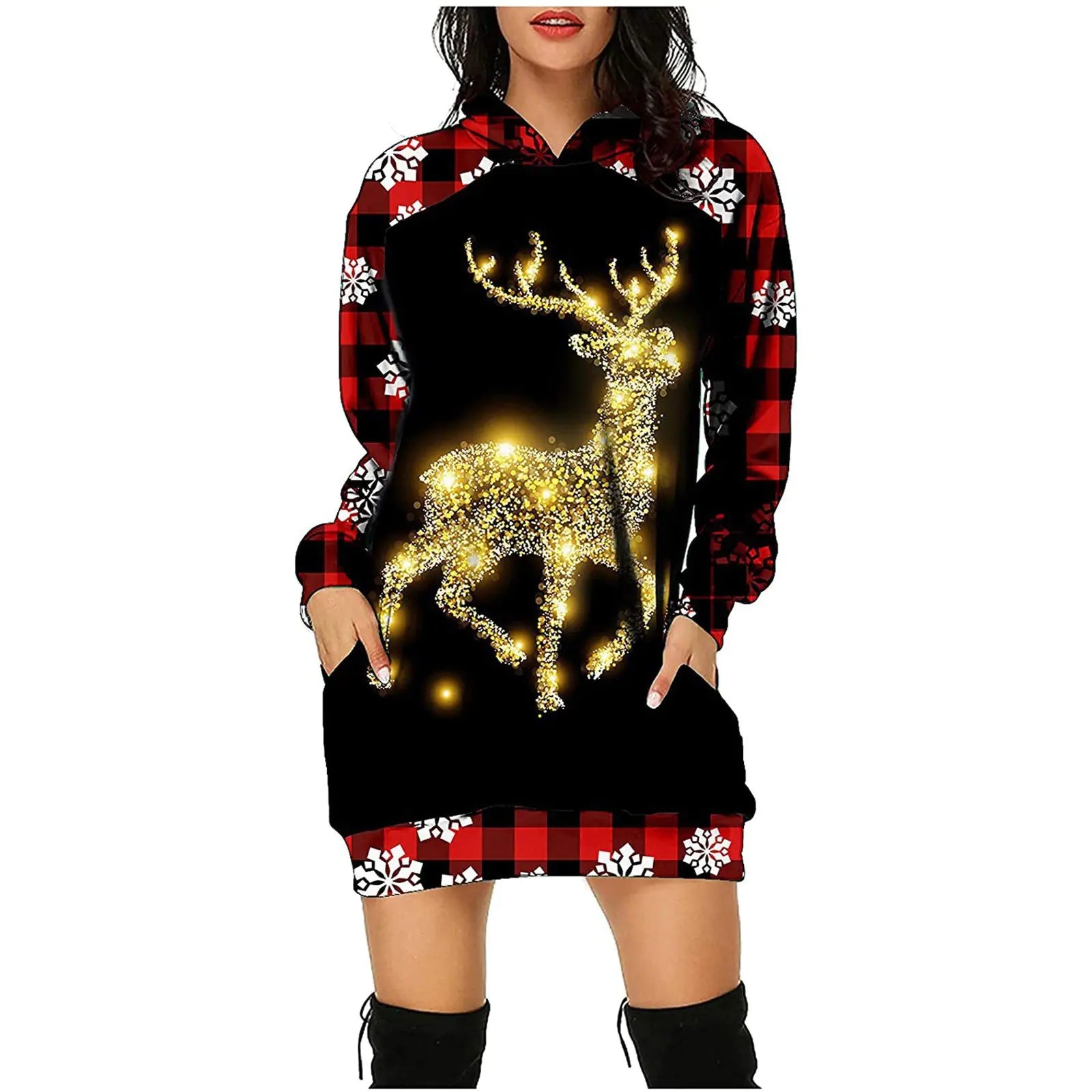Women's Long Sleeve Sweater Dress