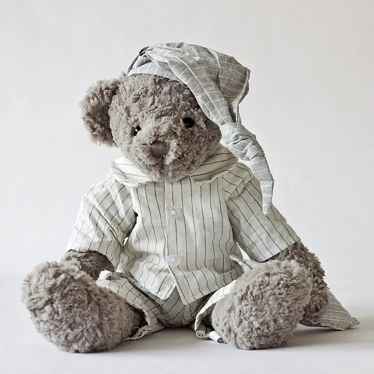 Gray Teddy Bear Plush Toy for Couples