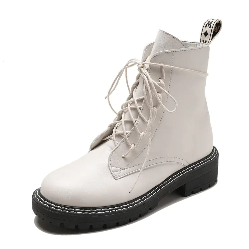 Botines Martin de tacón grueso elegantes para mujer