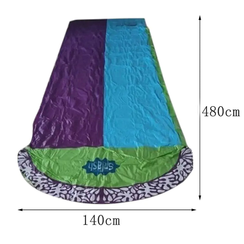 Children's PVC Inflatable Double Slide for Outdoor Fun