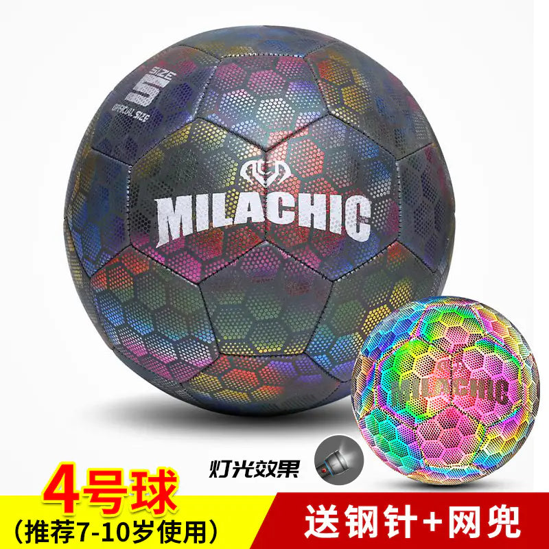 Holographic Reflective Soccer Balls 4 & 5 - Factory Direct
