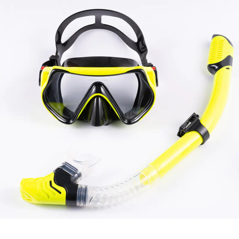 Adult Full Face Snorkel Mask and Breathing Tube Set