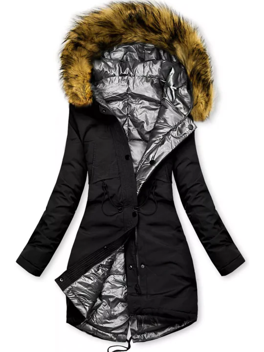 Reversible Hooded Cotton Jacket for Women