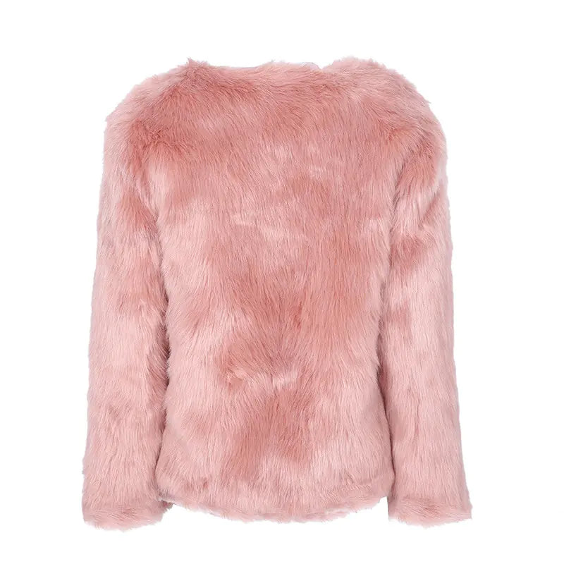 Faux Fur Short Jacket for Women