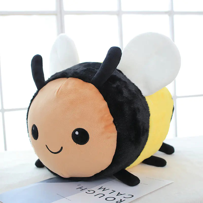 Cartoon Bee Ladybug Plush Toy for Kids and Gifts