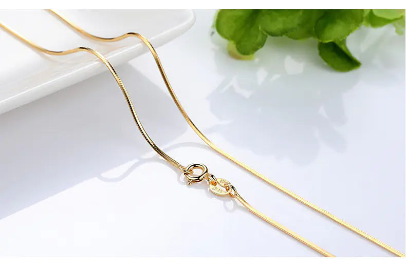 18K Gold Plated Necklace - Choker Style