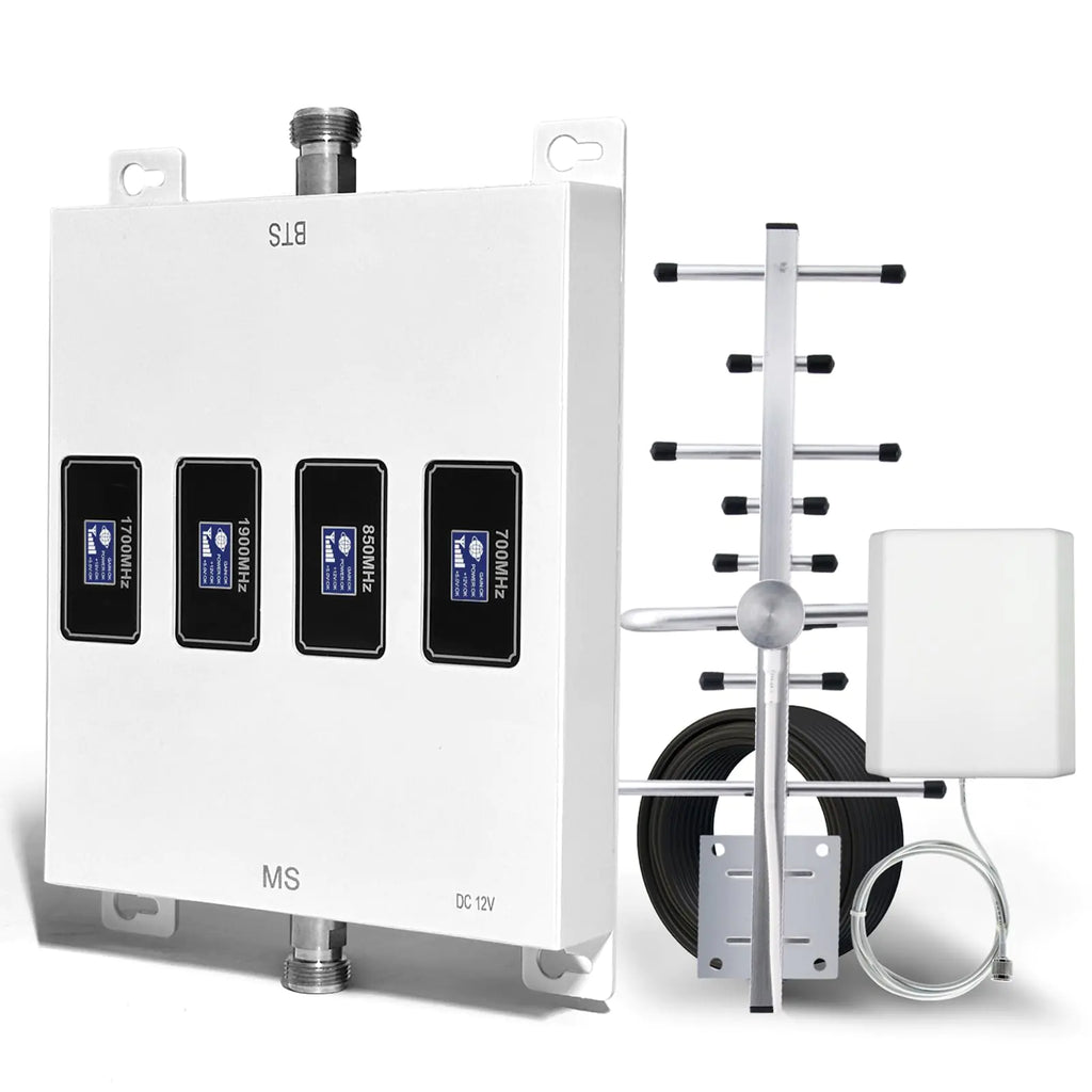 Cell Phone Signal Booster for Home Cell Phone Booster for All Carriers Boosts 2G 3G 4G LTE & 5G Up to 5000 sq ft Cell Booster - Verizon AT&T & More | FCC Approved