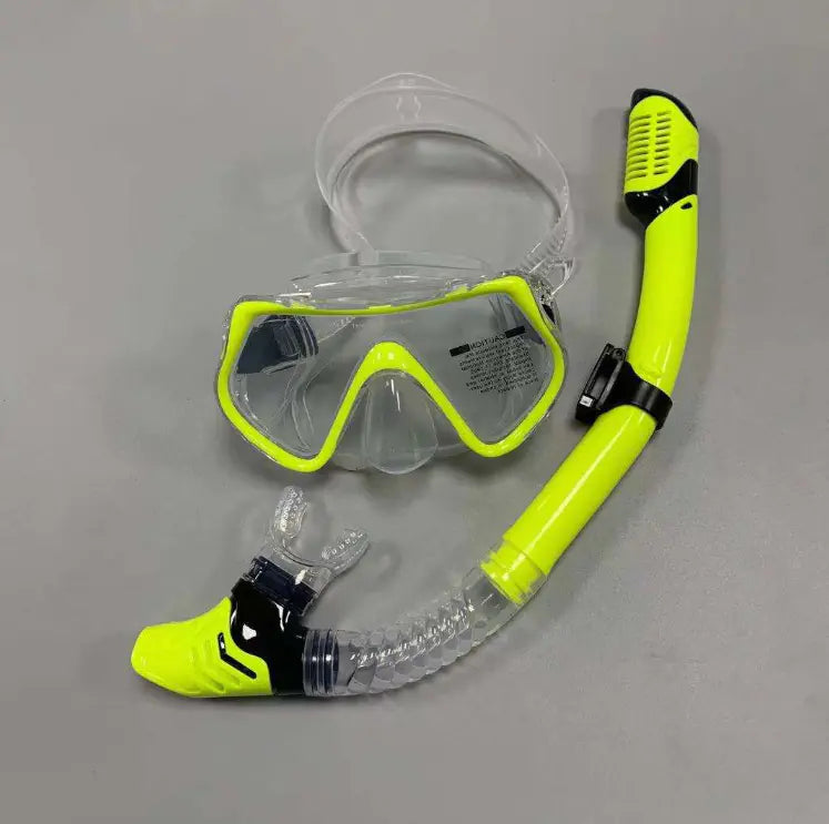Full Dry Snorkel Mask Set for Adults - Anti-Fog