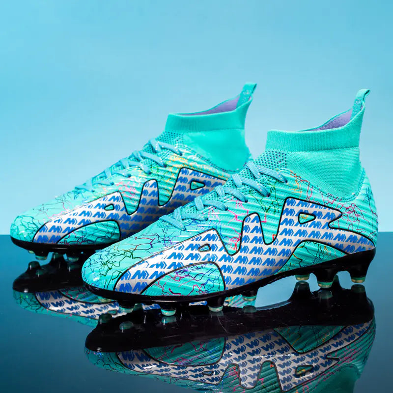 Men's Outdoor Soccer Shoes in Microfiber Material