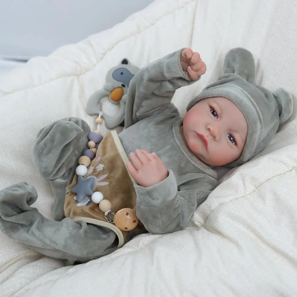 "18-Inch Reborn Doll for Boys and Girls, Waterproof"