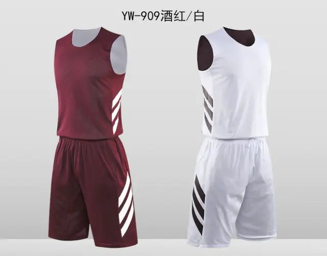 Reversible Basketball Jersey and Pants Set for Men & Women