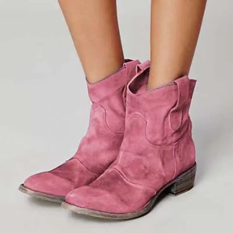 Heel Low Martin Boots