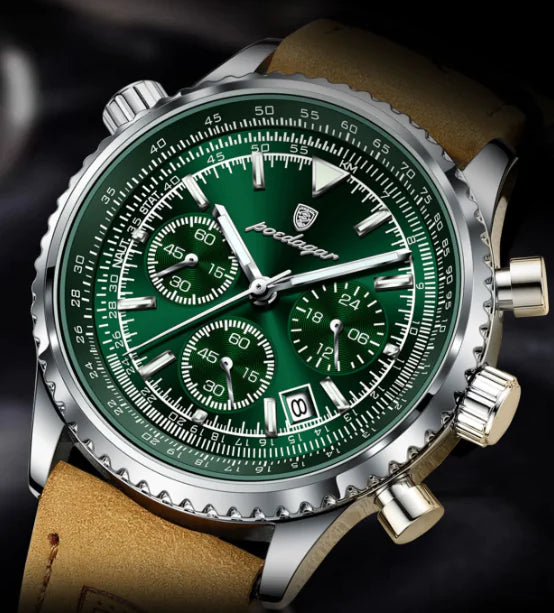 Leather Quartz Watch