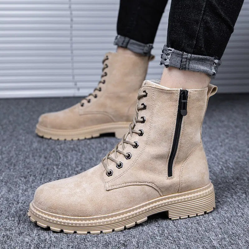 Men's Autumn High-Top British Martin Boots