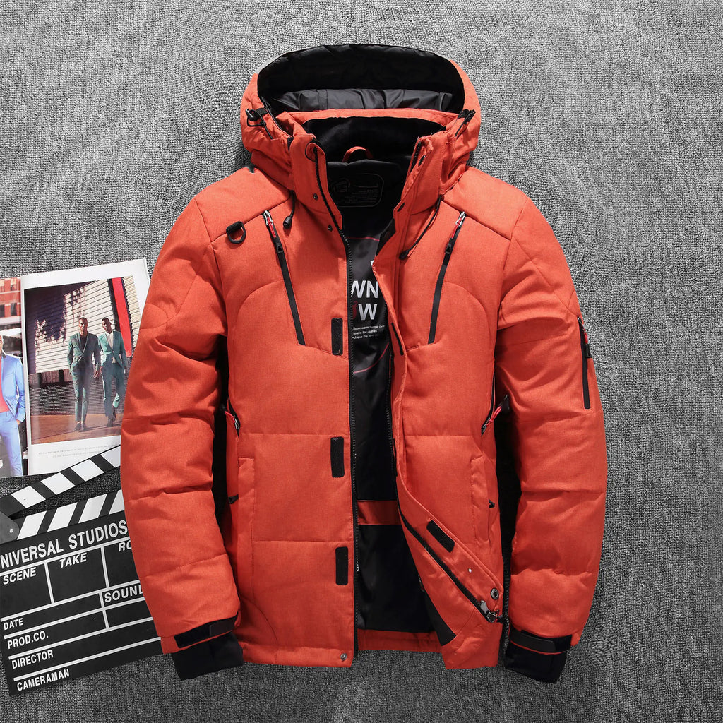 Hooded Jacket Down Coat for Men and Women