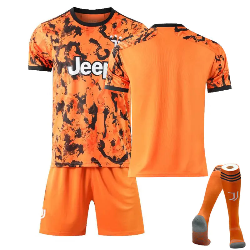 2021 Juventus Home Gold Jersey with Socks, Ronaldo 7