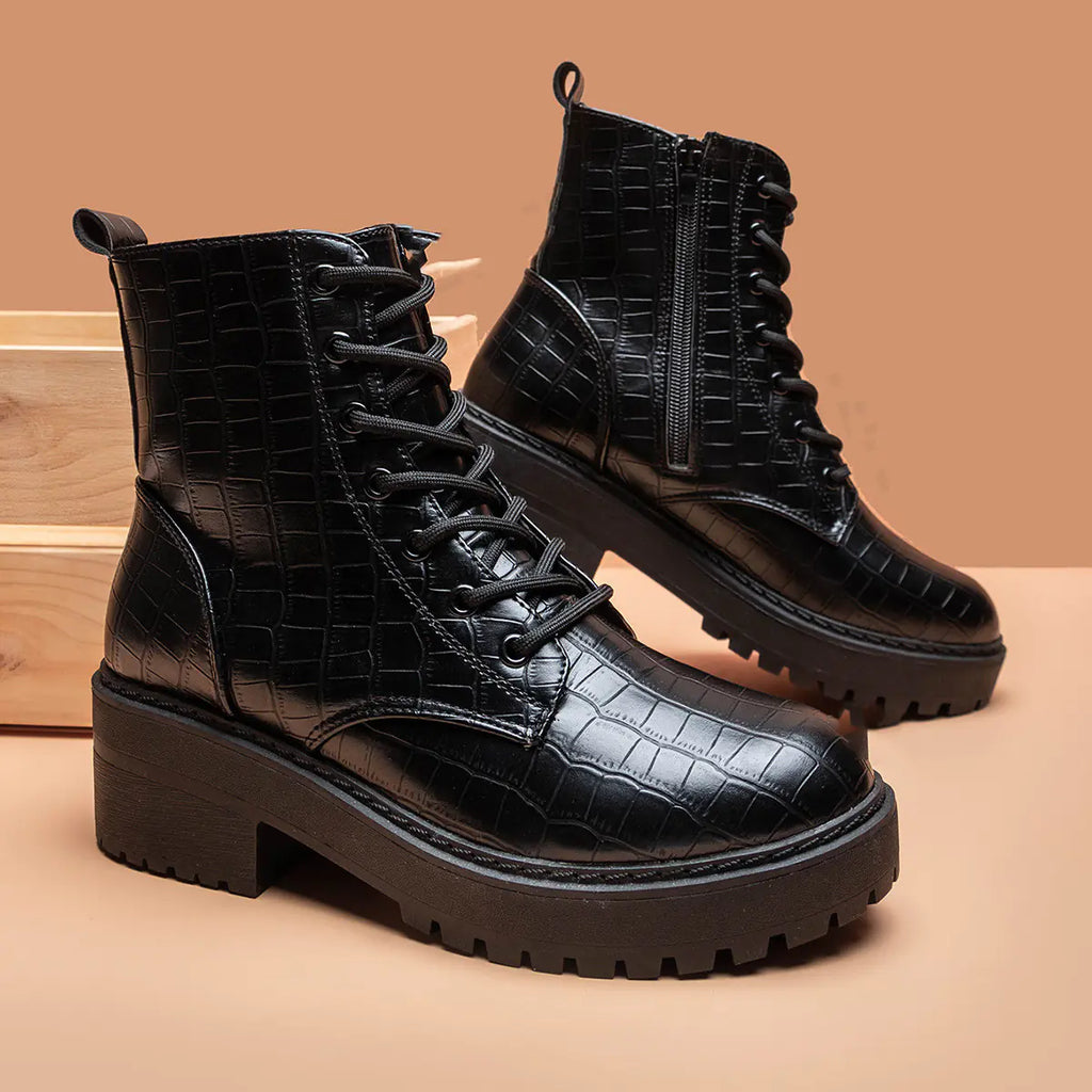 Thick Heel Women's Martin Boots