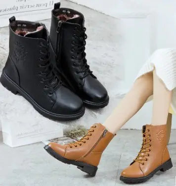 Women's Martin Boots - British Style Short Boots