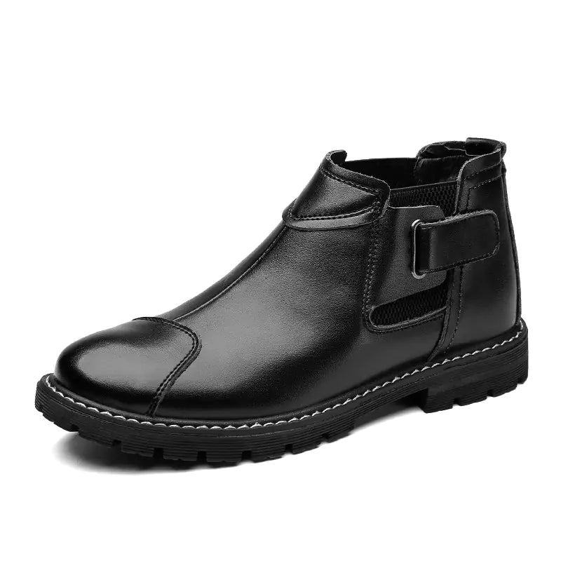Botas de cuero estilo retro de moda para hombre