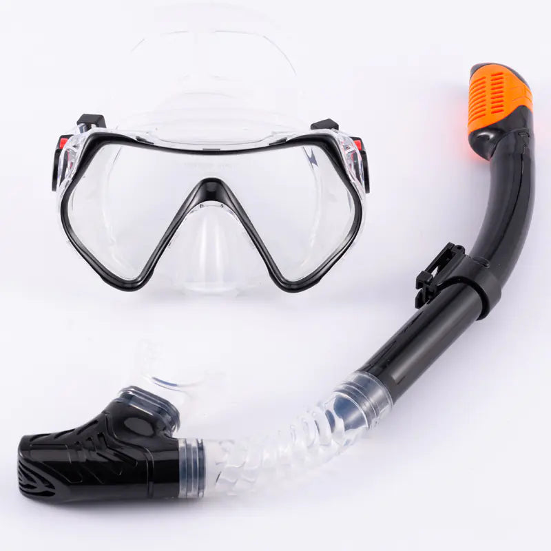 Adult Full Face Snorkel Mask and Breathing Tube Set