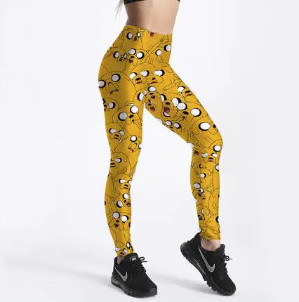 Fashion Printed Leggings for Women - Colorful Pencil Pants
