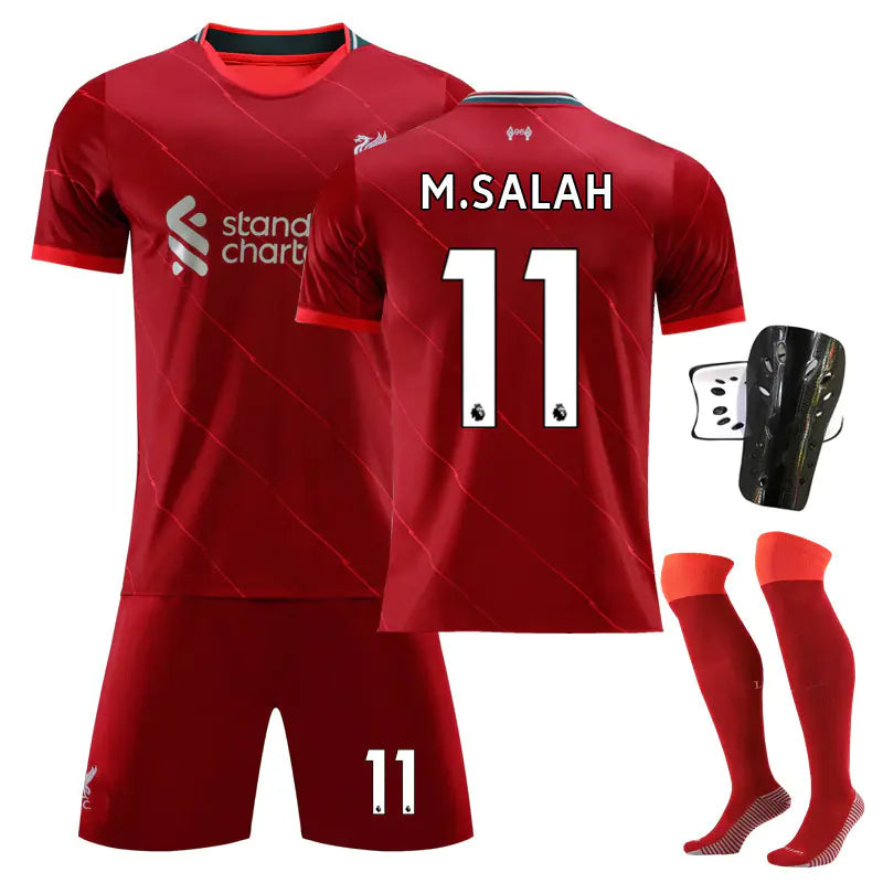 Soccer Jersey Set: Salah 11, Mane 10, Darwin 27