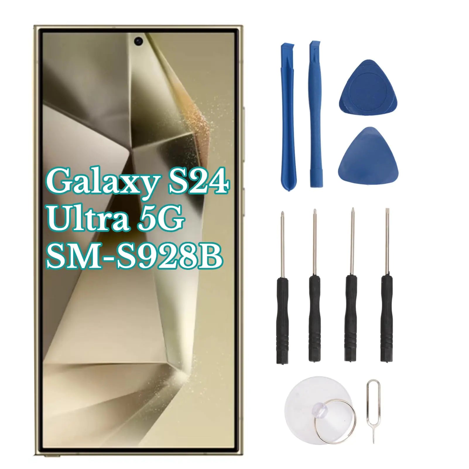 for Galaxy S24 Ultra 5G S928B AMOLED Phone Screen Touch Assembly Phone Digitizer Fully Assembled Screen Replacement Kit