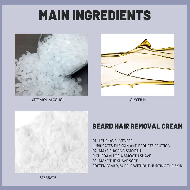 Gentle Men's Hair Removal Cream, 2.03 Fl Oz