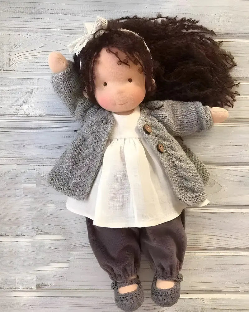 Handmade Mini Dress-Up Doll DIY Gift Box Set