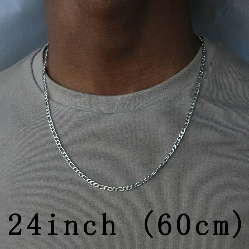 2020 Men's Alloy Chain Necklace in Trendy Gold